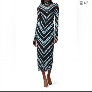 AFRM Long Sleve Mesh Dress